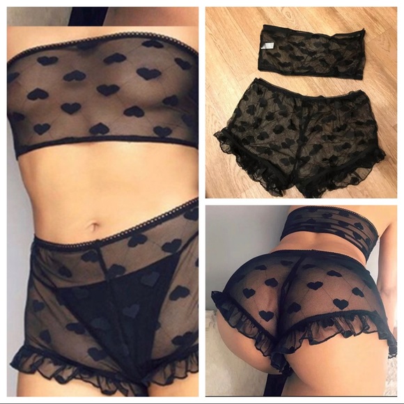 2pcs Black Sheer Set - Picture 2 of 10